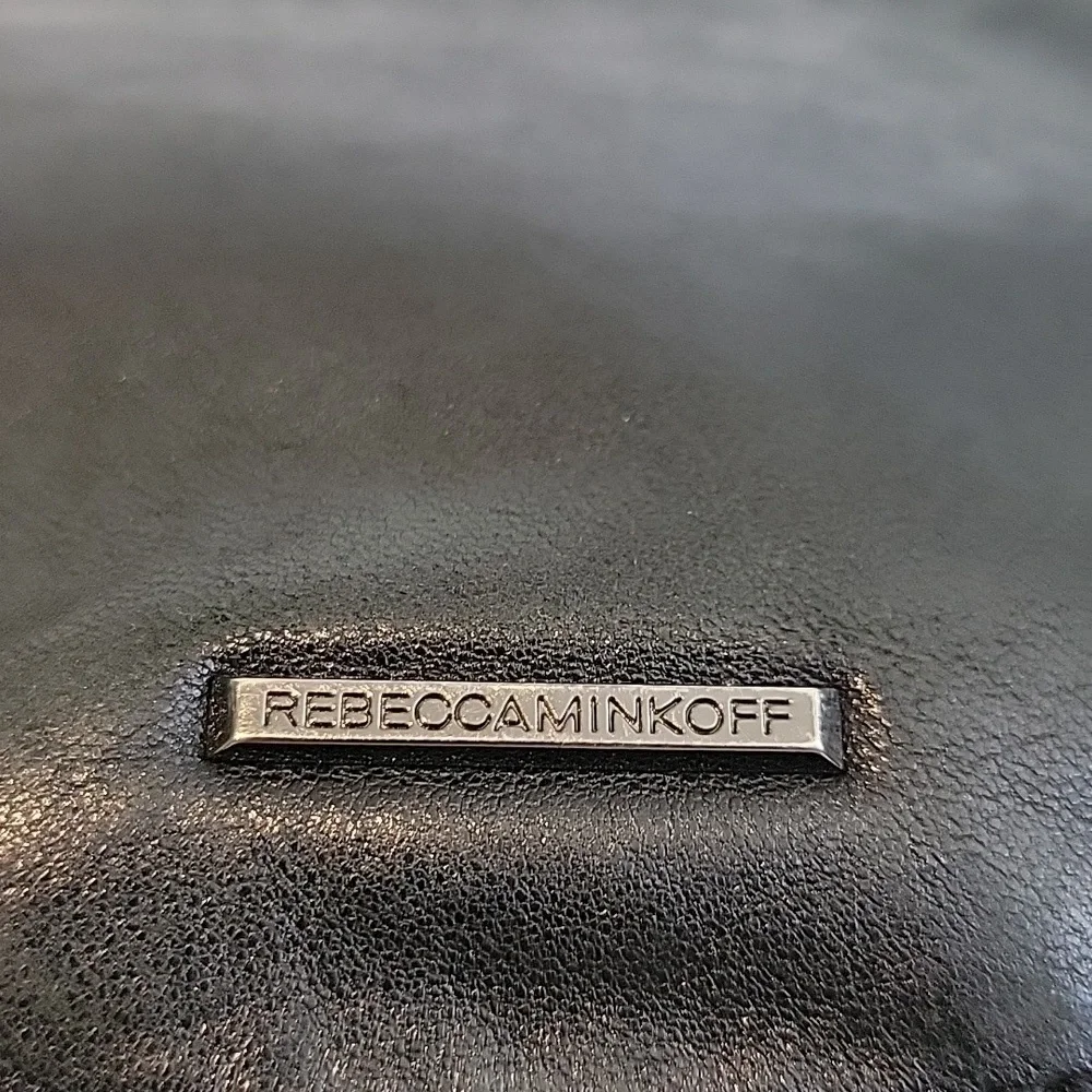 Black Studded Leather Crossbody Bag - Picture 11 of 13